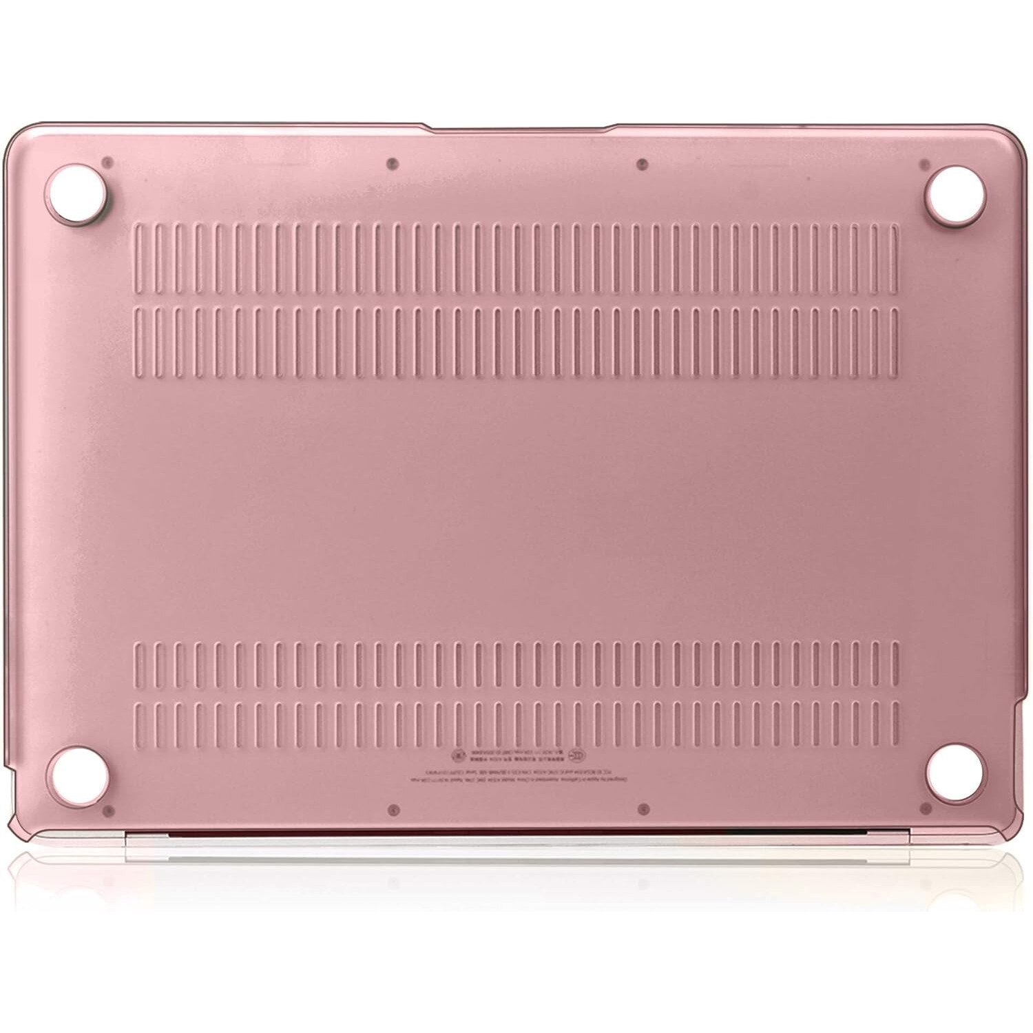 Carcasa Protectie MacBook Air 13", TECOOL, Fuchsia, ultra-subtire, include folie tastatura EU (ISO)