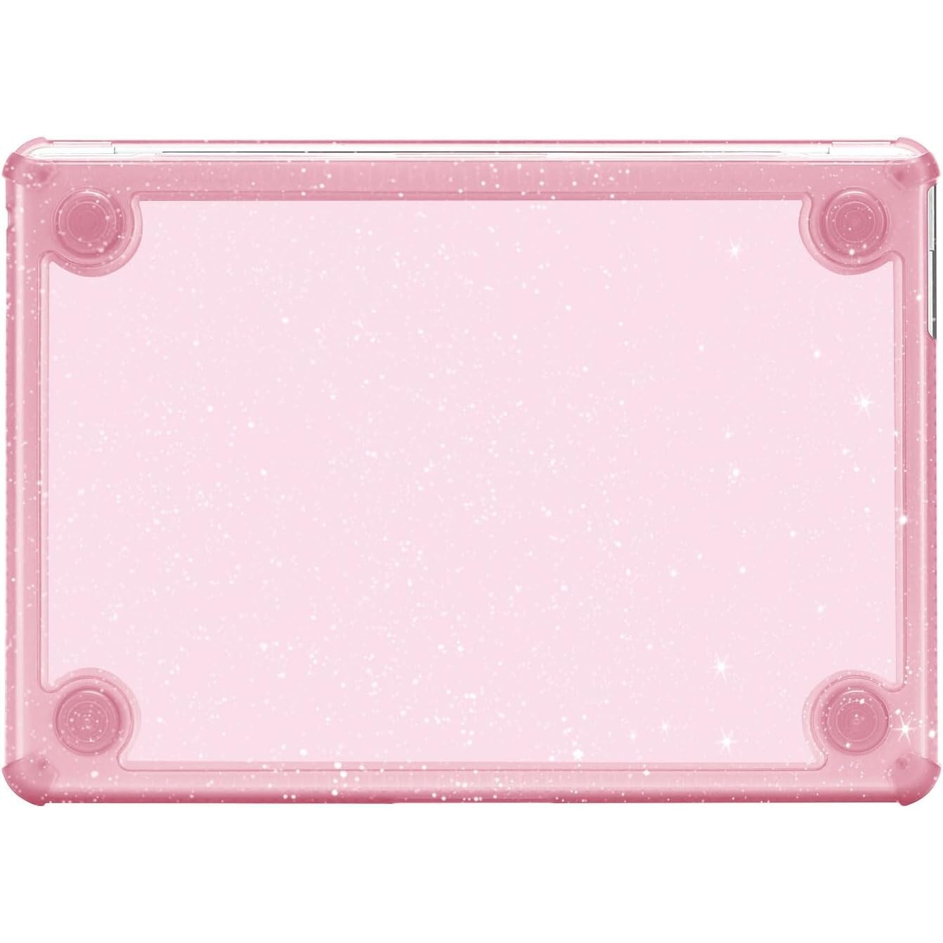 Carcasa Mosiso pentru MacBook Air 13, roz, design anti-zgârieturi, bumper TPU, include folie de protecție