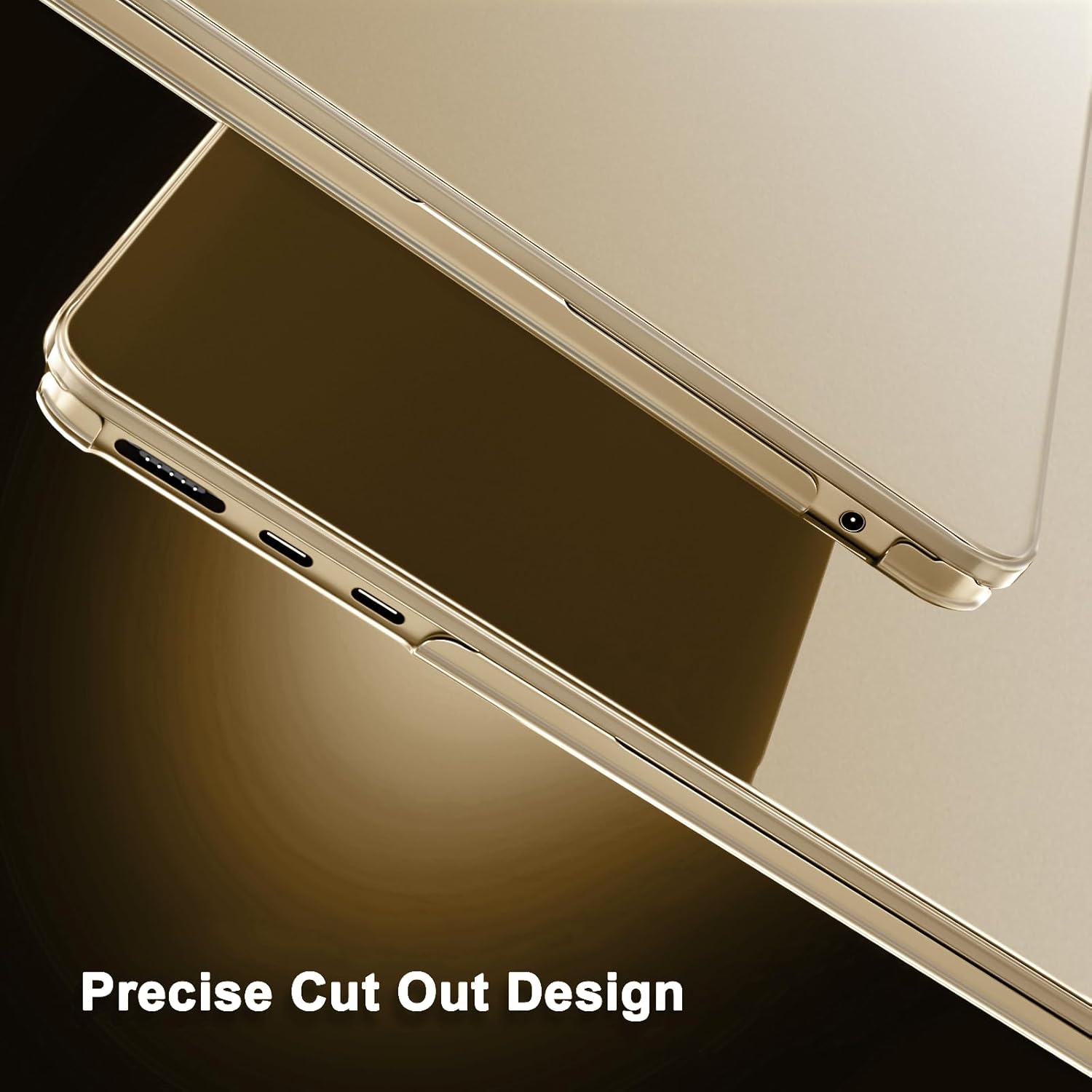 Carcasa laptop Mosiso pentru MacBook Air 15 inch, transparenta, cu protectie tastatura si folie ecran, slim
