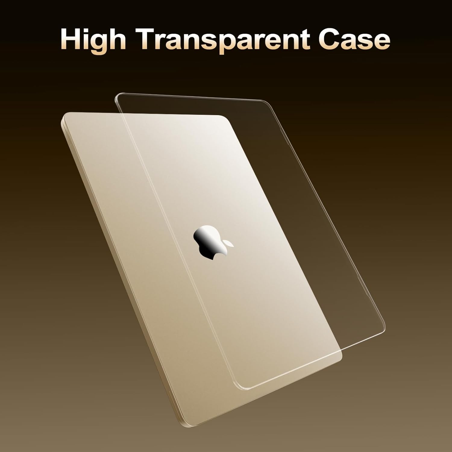 Carcasa laptop Mosiso pentru MacBook Air 15 inch, transparenta, cu protectie tastatura si folie ecran, slim
