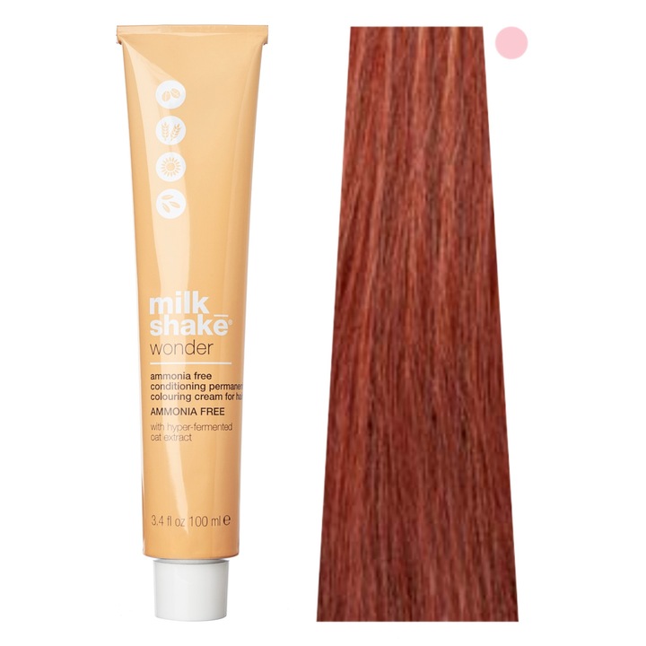 Vopsea de păr Milk Shake 100ml 6.6, fără amoniac, colorare delicată, îngrijire intensă