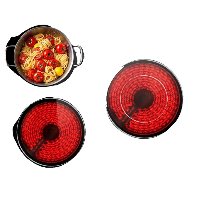 Kerámia elektromos főzőlap, 5500 W, 60 cm, 4 főzőzóna, érintésvezérlés