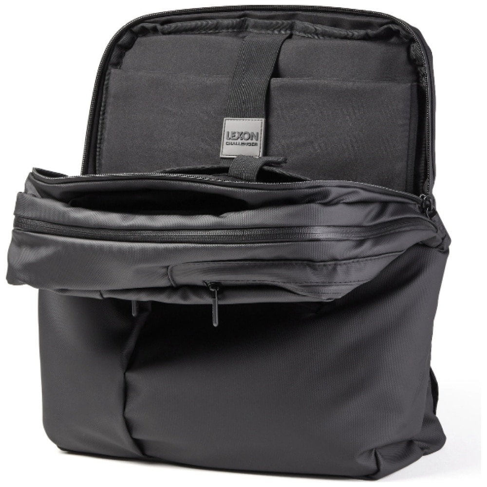 Rucsac pentru laptop Lexon Challenger, 15 inch, Capacitate 16L, Waterproof, Negru