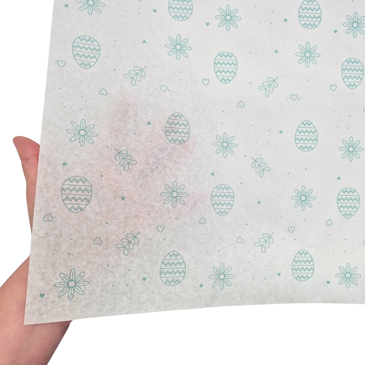 Set 200 bucati Hartie de matase model Paste Spring Meadow Mix, 28g, 50 x 75cm