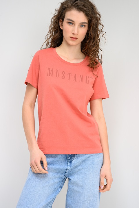 Mustang, Alma logós póló, Lazacszín