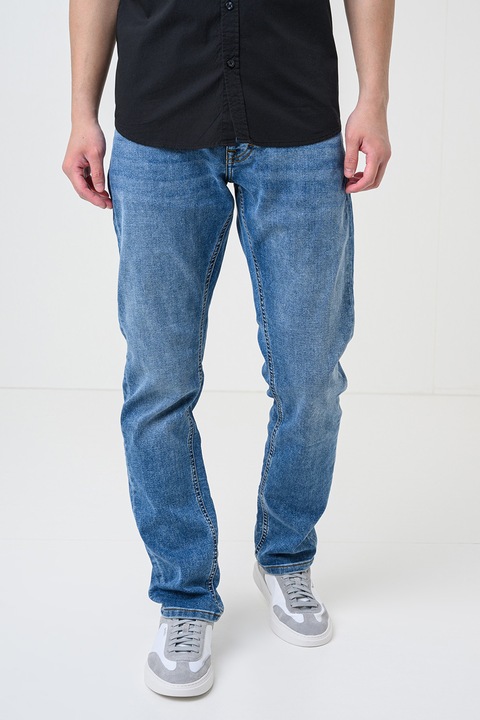 Mustang, Oregon slim fit farmernadrág, Óceánkék