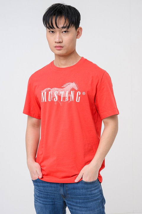 Mustang, Austin logós póló, Vörös