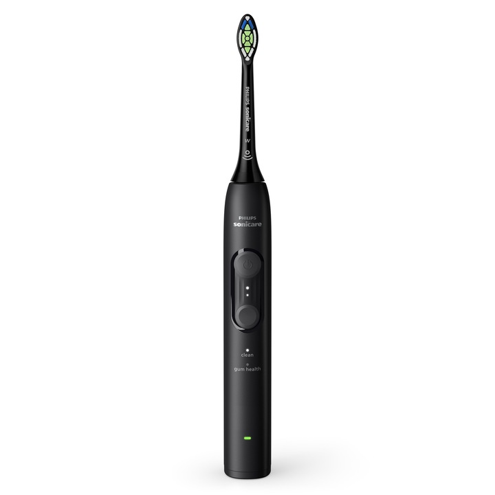Philips Sonicare HX4042/52 4100-es sorozatú elektromos fogkefe, 2 üzemmód, 2 intenzitás, nyomásérzékelő, 2 perces időzítő, 2 x Optimal White fej, fekete