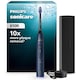 Periuta de dinti electrica Philips Sonicare HX7403/08, 62.000 miscari/minut, autonomie 21 zile, 2 moduri de periere, 3 intensitati, senzor presiune luminos, Functia BrushSync, capat de periere Sensitive, toc transport, albastru
