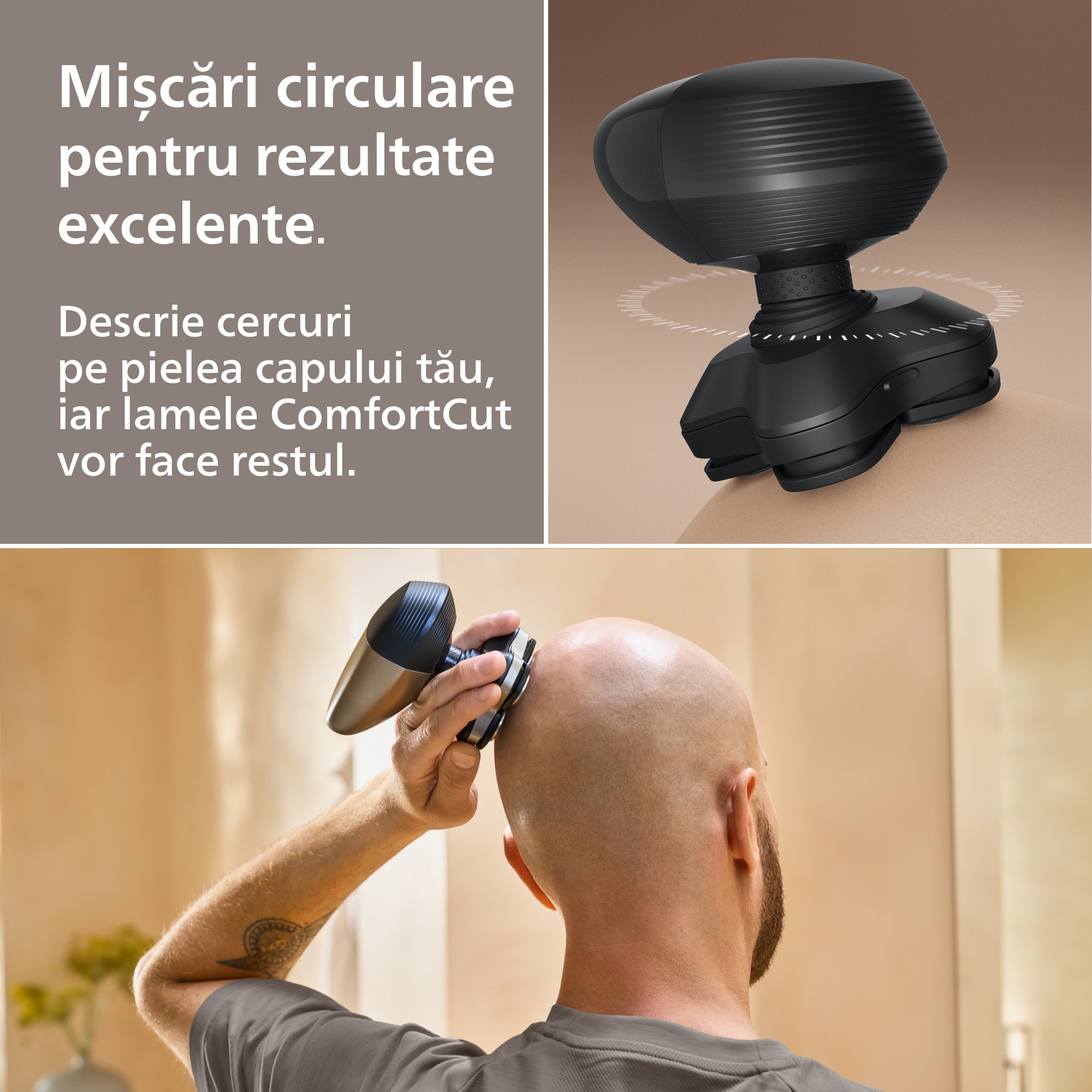 Aparat de ras pentru cap PHILIPS Head Pro HS7980/15, design