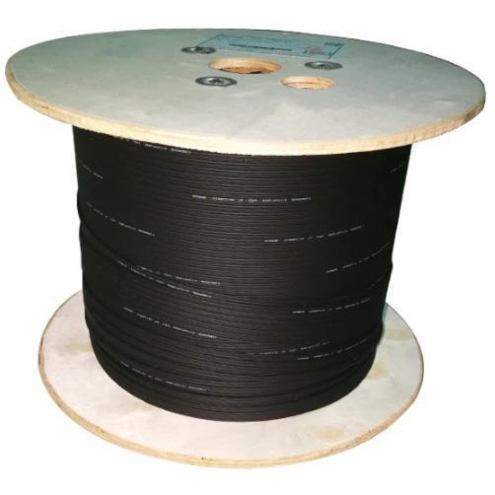 Fibra optica FTTH 2 fibre cu sufa - Tambur 500m