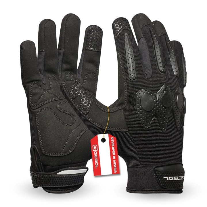 Manusi de Lucru Gebol Master Allround, Piele Sintetica, Marimea L, Negru