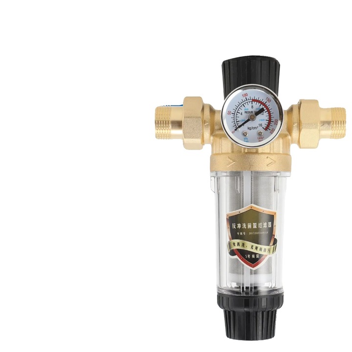 Filtru de apa reutilizabil, 25mm, precizie de filtrare 40mm, capacitate 6613.8 lbs/ora, curatare usoara