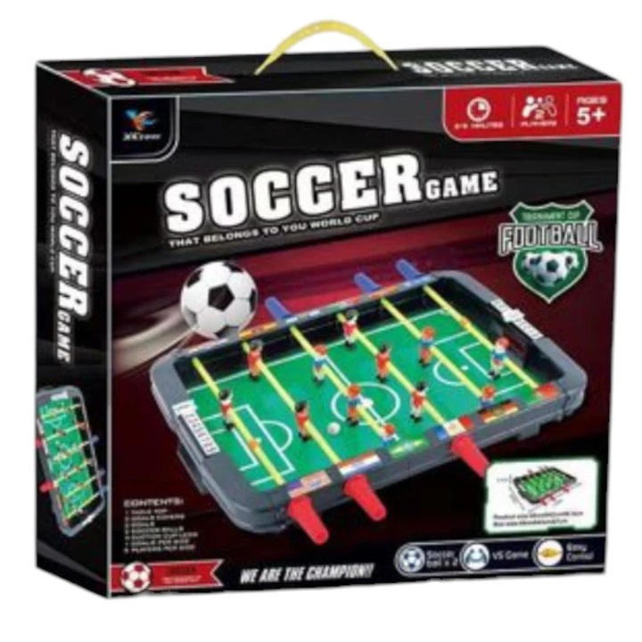 Маса за футбол, Creative World Toys, мини, 2-4 играчи, 36x35см