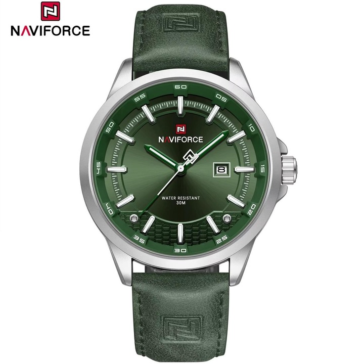 Ceas NAVIFORCE OK-38635 - Verde / Argintiu