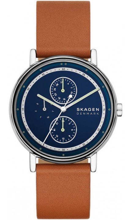 Ceas bărbați Skagen SKW6943, quartz, inox, albastru