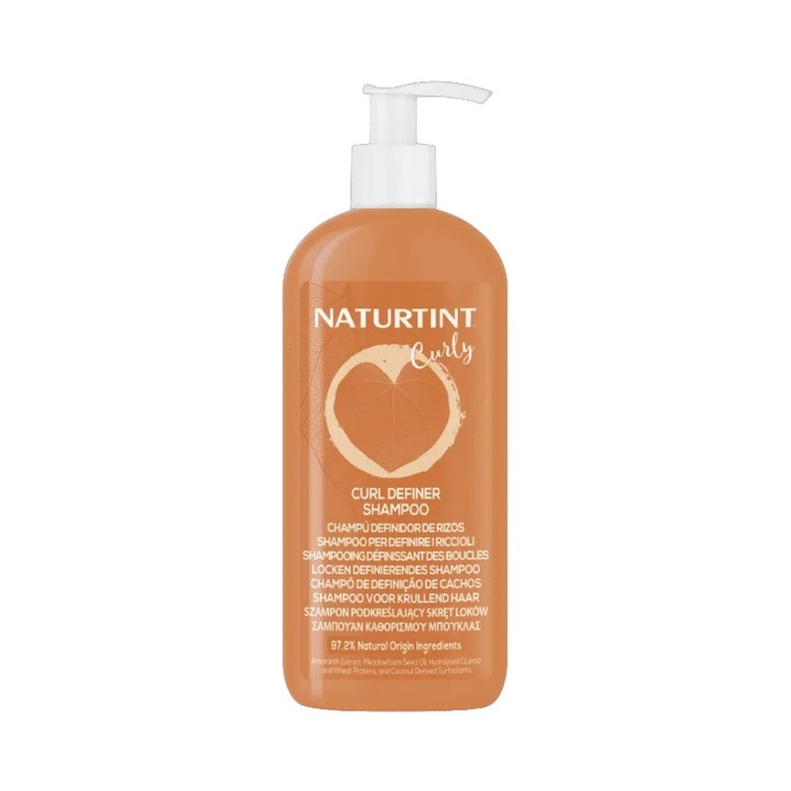 Sampon NATURTINT CURLY 330 ml, pentru par cret, curatare delicata, hidratare optima