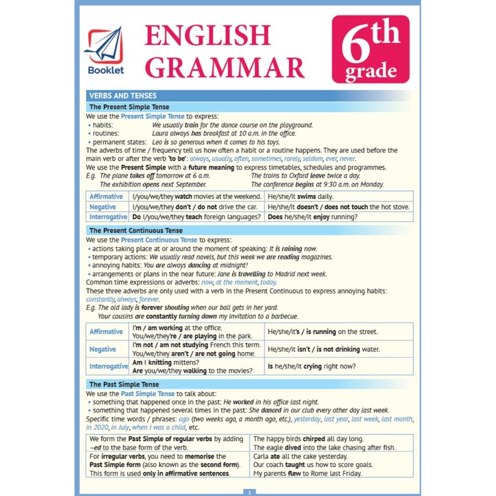 English Grammar 6th Grade - Cristina Truta