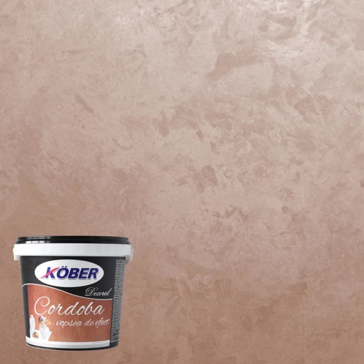Vopsea decorativa Decoral Cordoba aluminiu, interior, majestic 15, 1.5 L