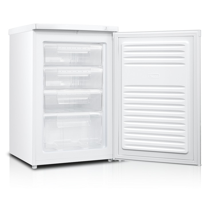 Congelator Geratek Burlington GS1300W, 91 l, alb, 85x55x58cm