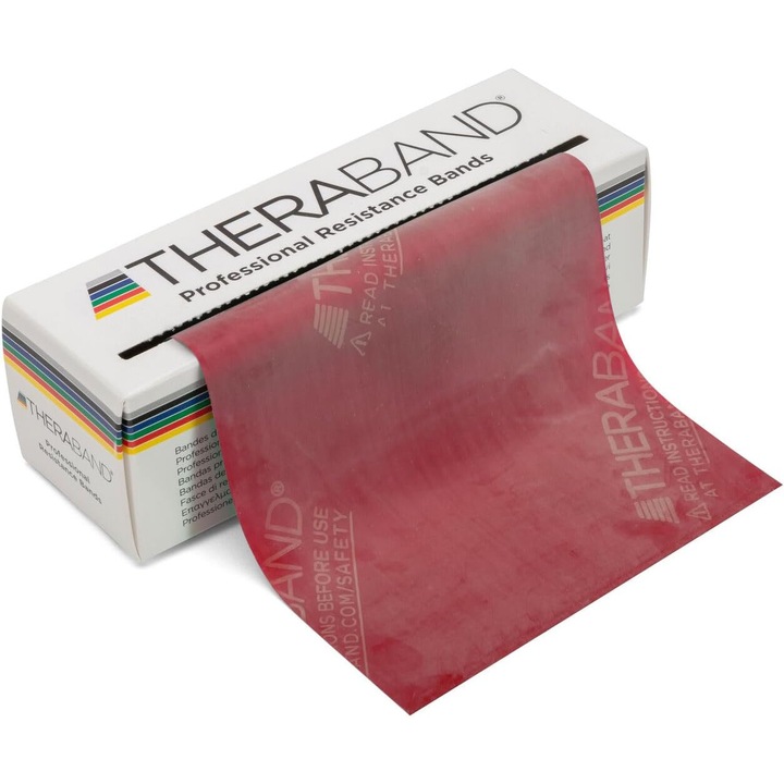 Thera-Band Piros - Gumiszalag Fitneszhez, 5,48 m