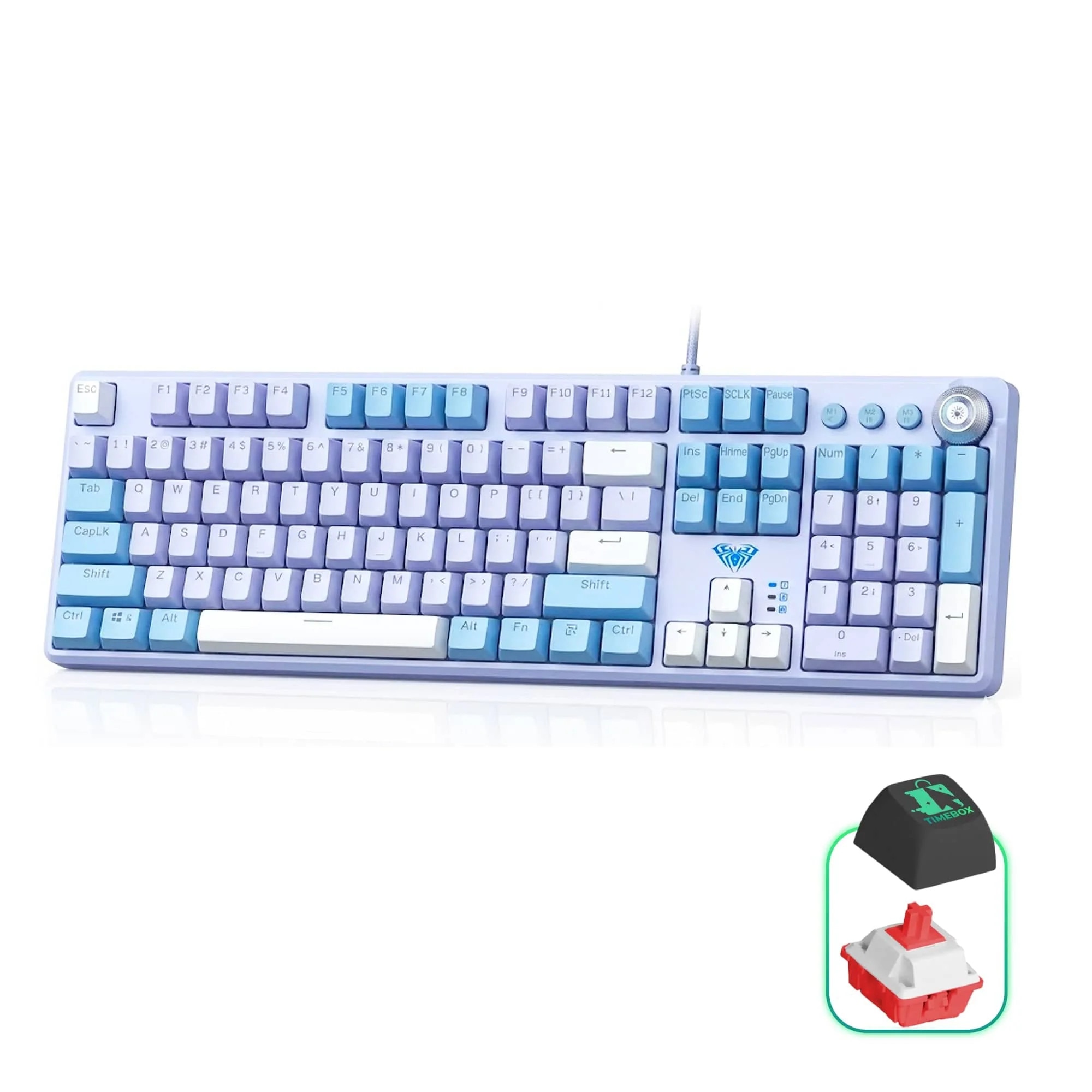 Tastatura mecanica Logitech G Pro, Iluminare RGB, Switch GX Brown