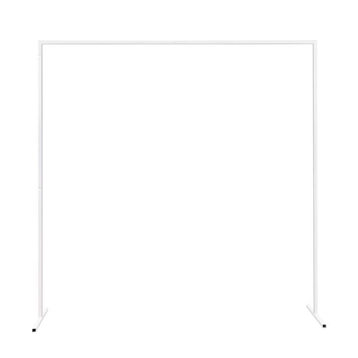 Léggömbív, modern vas design, fehér, 2m