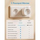 Priza Inteligenta Meross WiFi Tip E cu Monitorizare Consum Energie