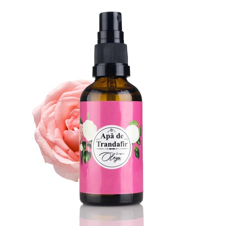 Apa florală Oleya, 100% naturală, 50 ml, efect astringent, pentru toate tipurile de ten
