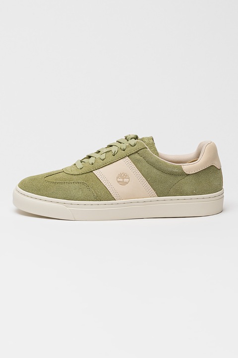 Timberland, Lisbon bőrsneaker, Világoszöld/Világosbézs