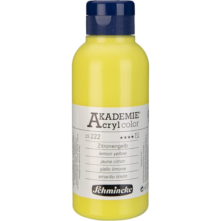 Vopsea Acrilica Schmincke Akademie Lamaie Galben 250ml