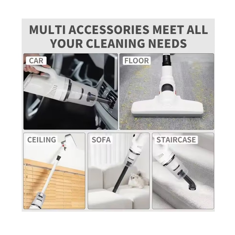 Aspirator multifunctional 2 in 1 Vacuum Cleaner ATT, 1800mAh, filtru hepa Calitate