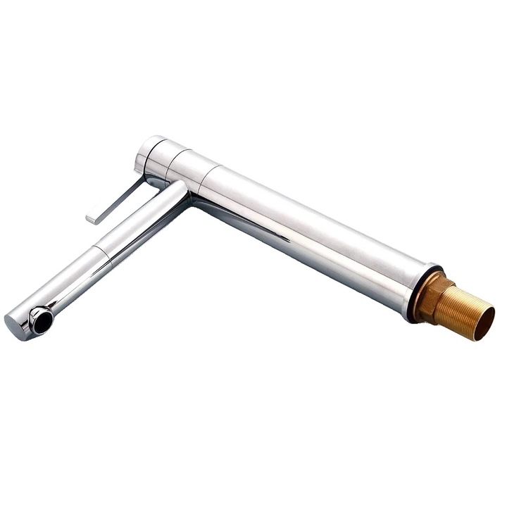 Mosdó csaptelep, 1 karos, 360°-ban forgatható, ezüst