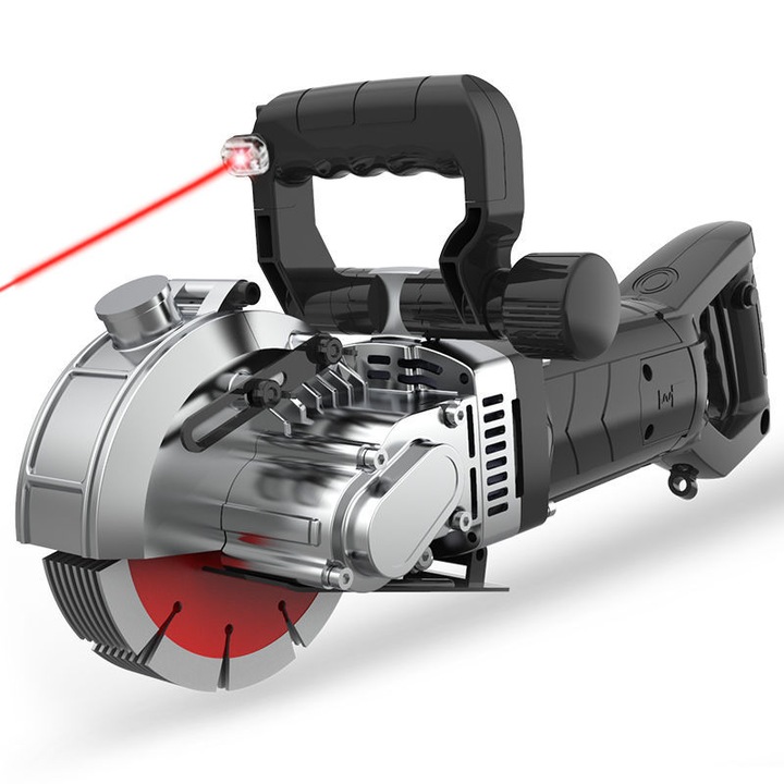 Masina de Taiat Pardoseli 6500 W pentru Asfalt, Pavele sau Frezat Caneluri, cu Pompa de Apa, Rola Ghidare Metalica, Dittom™