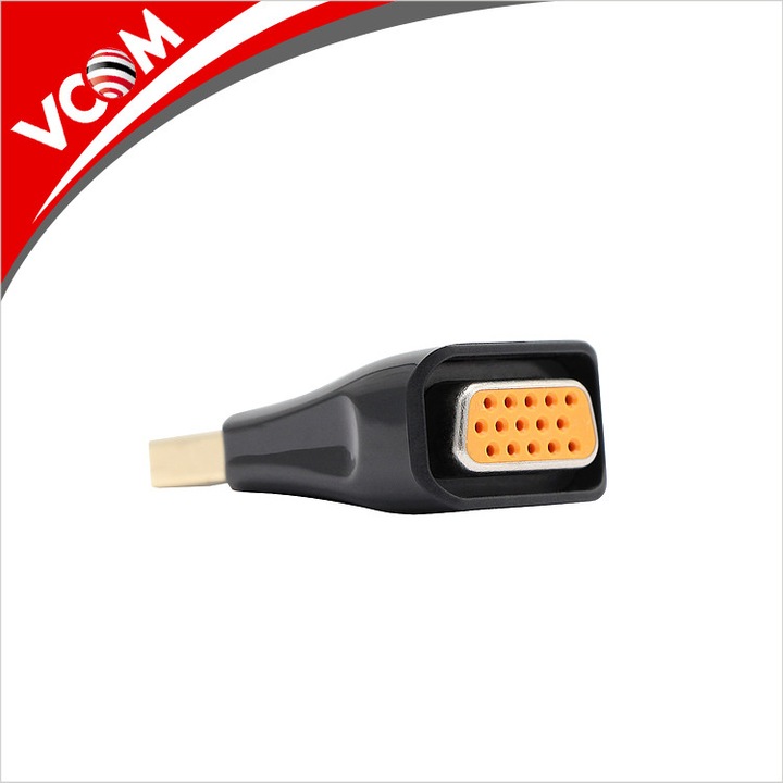 VCom adapter Adapter DisplayPort DP M / VGA F aranyozott - CA333