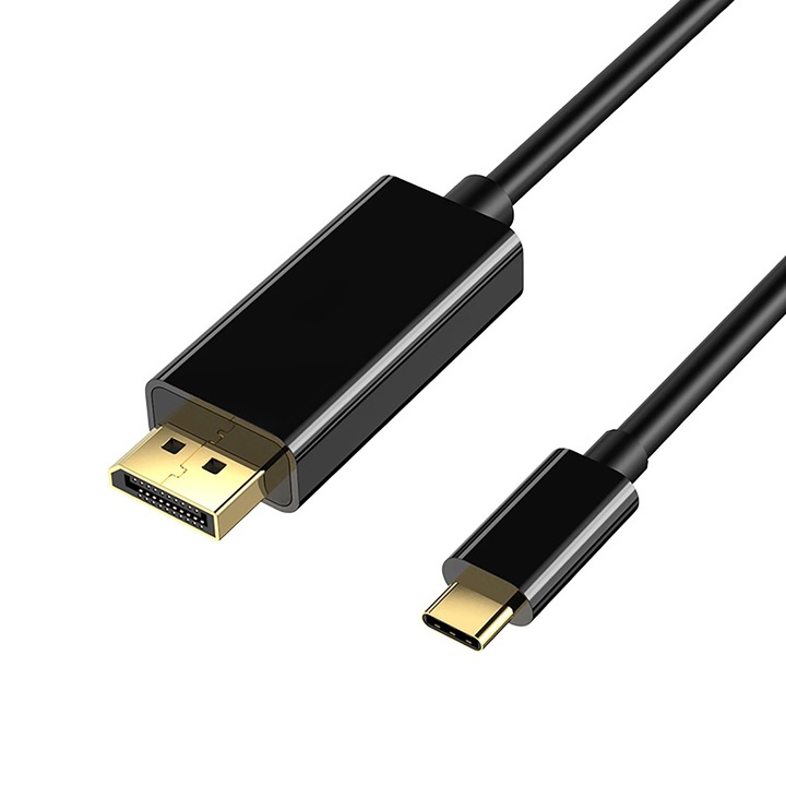 Cablu VCom Type-C la DisplayPort - Negru - CU422C-1.8m