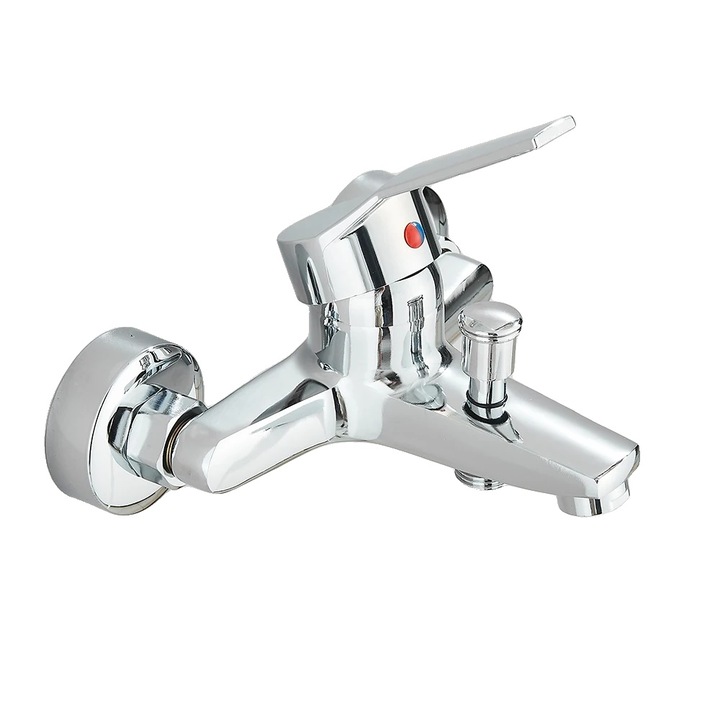 Robinet de baie, inox, stil contemporan, crom, un singur maner