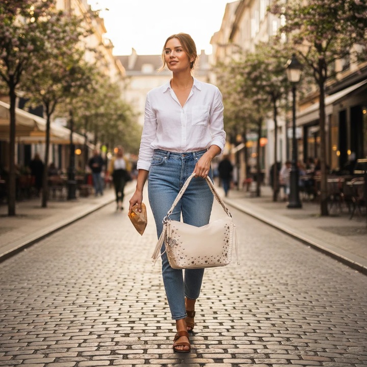 Női kézi és válltáska, crossbody, Desigual, Gallium Munich széria, Bézs