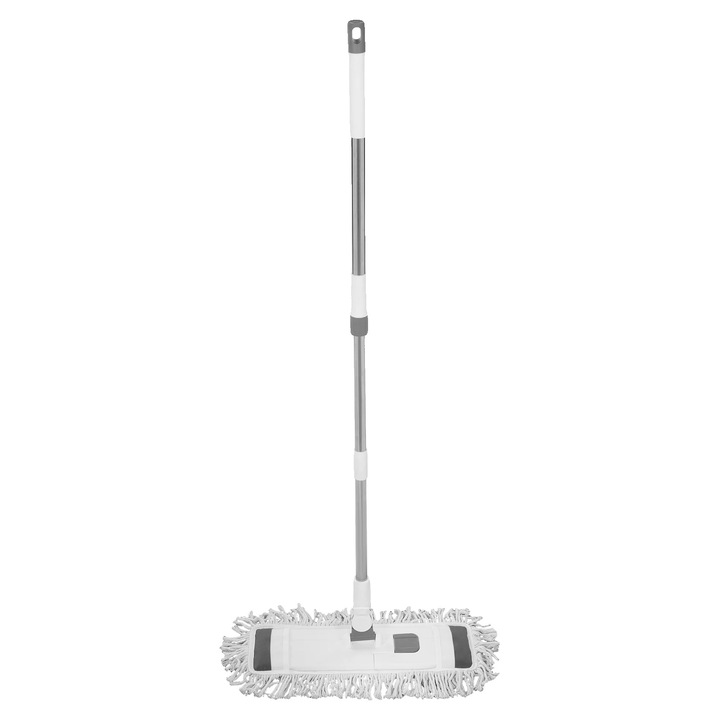 Mop de podea, design portabil, maner telescopic, 2 lavete, 55x25cm, 125cm