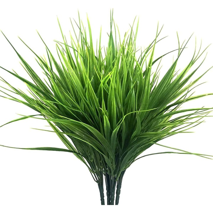 4 x Plante Artificiale Grau Verde, Inaltime 37 cm, Decor Interior/Exterior