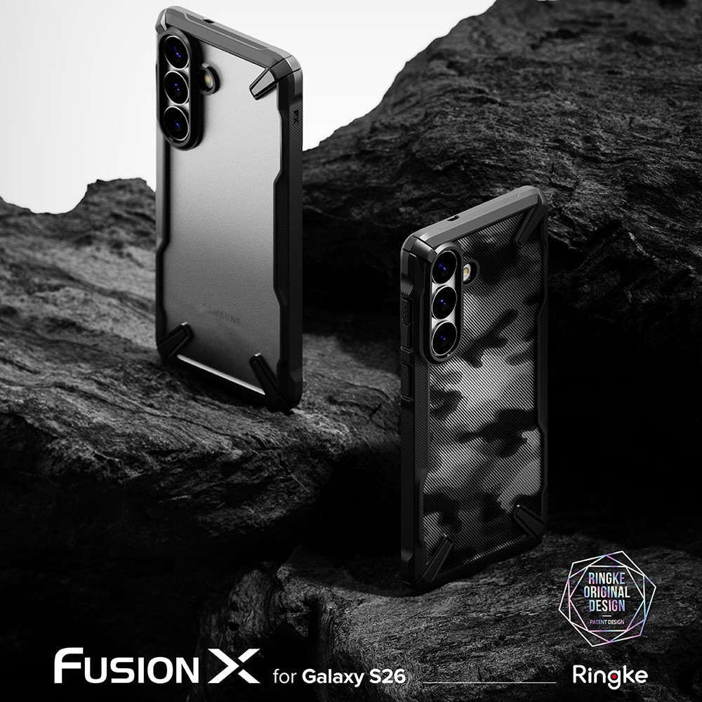 Husa pentru Samsung Galaxy S26 Plus - Ringke Fusion X - Black