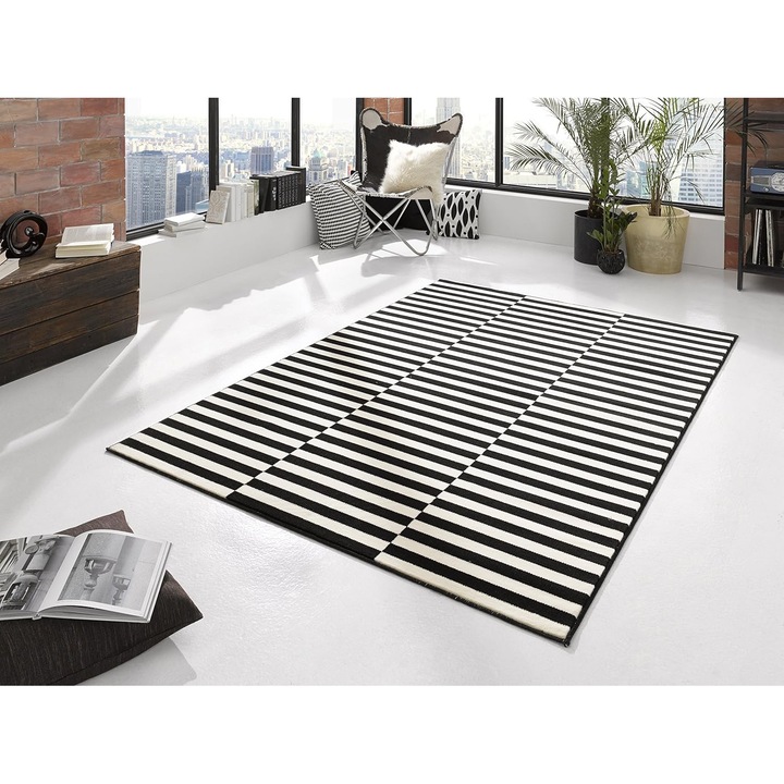 Covor Modern Hanse Home Panel 160x230 cm Negru