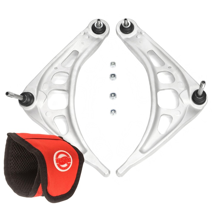 Set suspensie fata Master-Sport, 2 wahaci, 1 imbracaminte de protectie, multicolor, 37008/1-KIT-MS