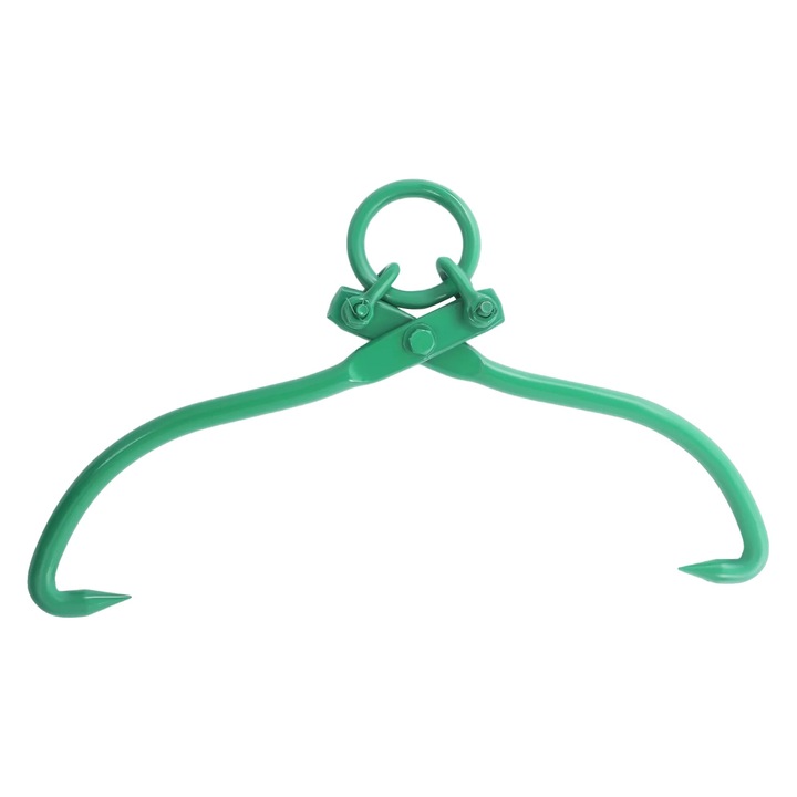 Rönkfogó bilincs, 1500 kg teherbírás, max. 45.72 cm nyitás, zöld, méretek 42x22x7.5cm