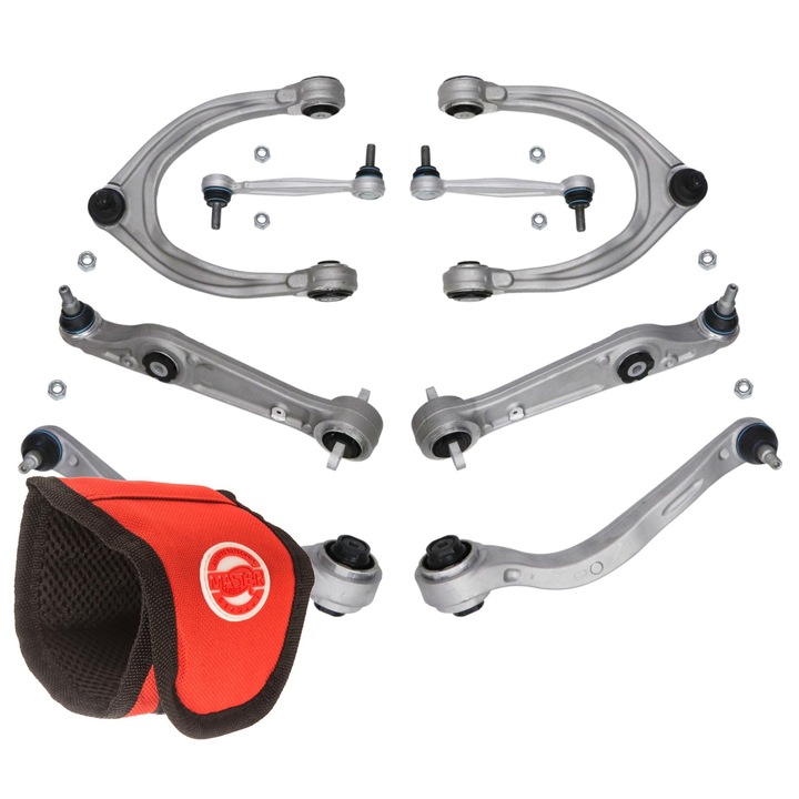 Master-Sport első felfüggesztés készlet, 6 kar, 1 stabilizátor tartó, többszínű, Alfa Romeo Giulia-hoz