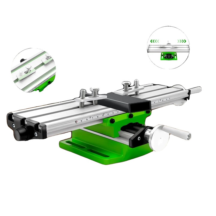 Masa de lucru, 80cm, design ajustabil, precizie inalta, constructie din aliaj de aluminiu