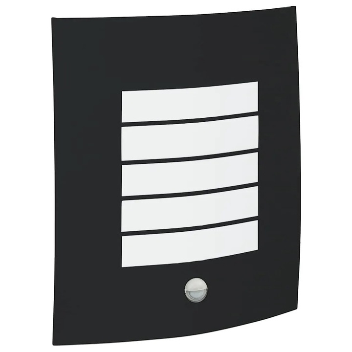 vidaXL Lumina de perete pentru exterior Negru 23.5 x 9 x 26 cm