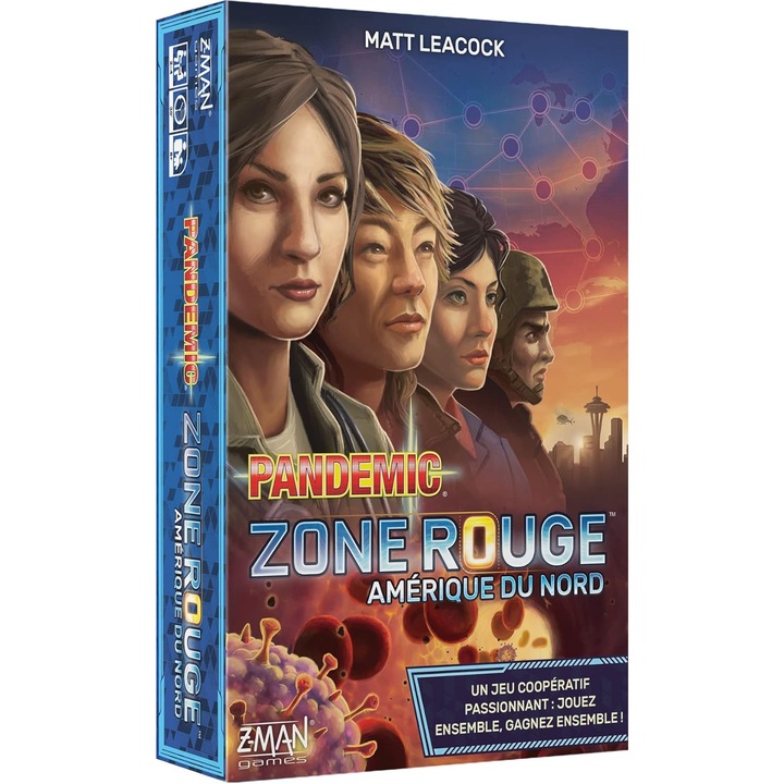 Pandemie: Zona Rosie North America - Cooperative Game