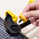 Menghina tamplarie, otel/cauciuc, 150 mm, prindere rapida, usor de utilizat, negru/galben