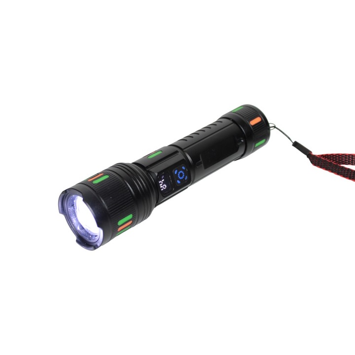 Метален фенер с акумулатор, увеличение, 600 метра, 621